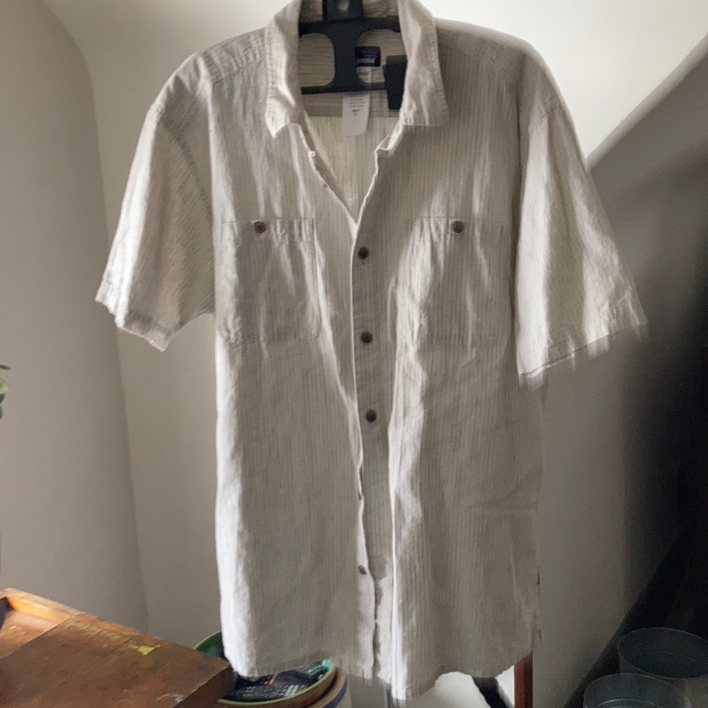 Patagonia XL Linen Short Sleeve Oxford